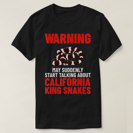 California King Snake High White Habitat  Tシャツ (デザイン正面)