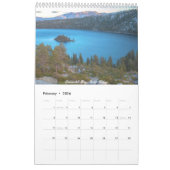 California Landscapes カレンダー (2月 2026)