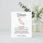 CALIFORNIA Letter & Itinerary ANY COLORへようこそ (スタンド正面)