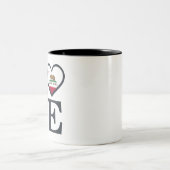 California Love ツートーンマグカップ (中央)