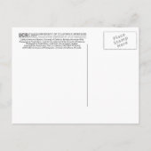 California Memorial Stadium, UC Berkeley, 1966 ポストカード (裏面)