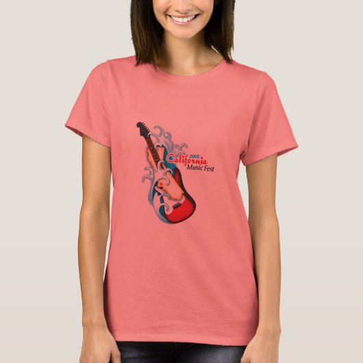 California Music Fest "Official" Ringer Tシャツ (正面)