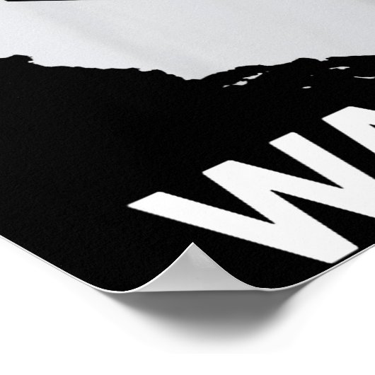 California Nevada Build The Wall Ca Nv  ポスター (角)