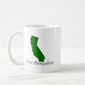 California New Hampshire  コーヒーマグカップ (左)