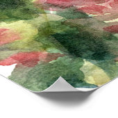 California Pacific Ocean Rugged Coastline ポスター (角)