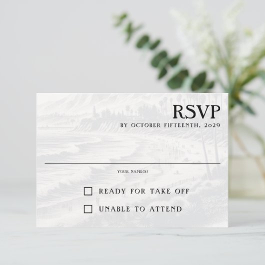 California Passport RSVPカード (スタンド正面)