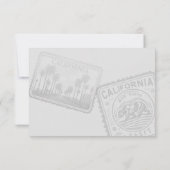 California Passport RSVPカード (裏面)