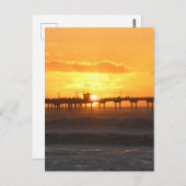 California Peer at Sunset ポストカード (正面/裏面)
