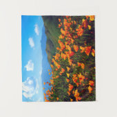 California Poppies Covering a Hillside タペストリー (正面)