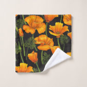 California poppy バスタオルセット (ウォッシュタオル)