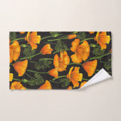 California poppy バスタオルセット (ハンドタオル)