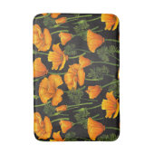 California poppy バスマット (正面縦)