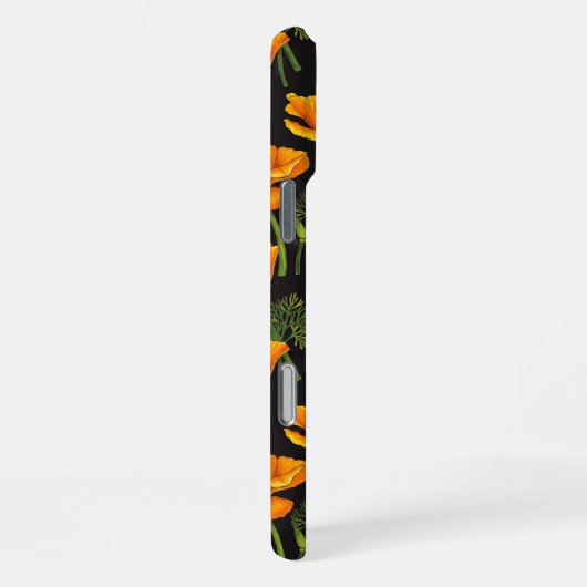 California poppy iPhoneケース (右側面)