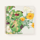California poppy notebook ノートブック (正面)