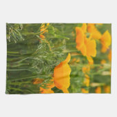 California Poppy Patch Photograph  キッチンタオル (横)