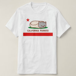 CALIFORNIA PURRITO - おもしろい Cat Burrito Tシャツ