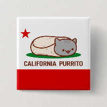 CALIFORNIA PURRITO – ボタン – Cat Burrito