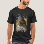 California Quail Ca Quail Birder Tシャツ (正面)