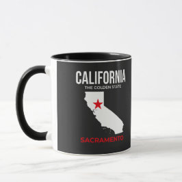 California, Sacramento – The Golden State, USA マグカップ