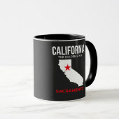 California, Sacramento – The Golden State, USA マグカップ (正面右)