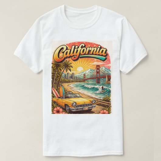 California shirt  tシャツ (デザイン正面)