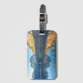 California Silver Lake Sunrise  ラゲッジタグ (正面縦)