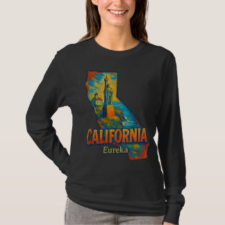 California State Artistic T-Shirt – Oil Paint Brus Tシャツ
