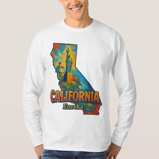 California State Artistic T-Shirt – Oil Paint... Tシャツ (正面)