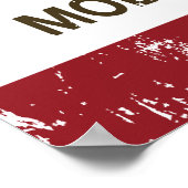 California State Flag Modesto ポスター (角)