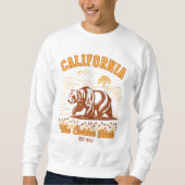 California State Pride – Bear & Wildflower  スウェットシャツ (正面)