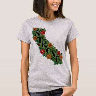 California Strong – 火の犠牲者を支援 Tシャツ