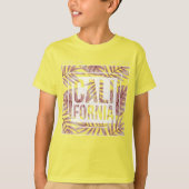 California Summer Forever- Tropical Leaves Tシャツ (正面)