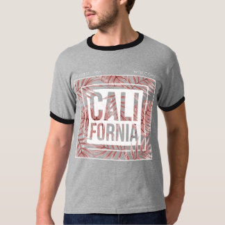 California Summer Forever- Tropical Leaves Tシャツ