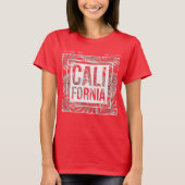 California Summer Forever- Tropical Leaves Tシャツ (正面)
