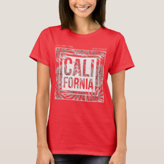 California Summer Forever- Tropical Leaves Tシャツ