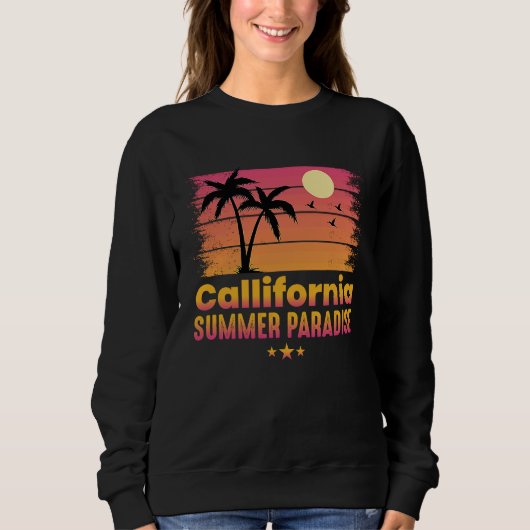 California Summer Paradise kids スウェットシャツ (正面)