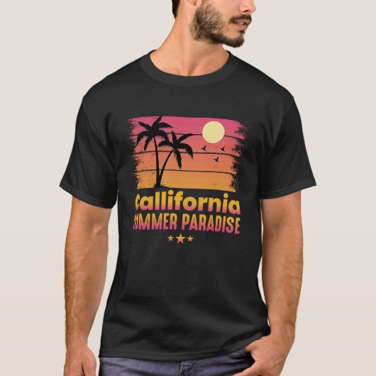 California Summer Paradise kids Tシャツ (正面)