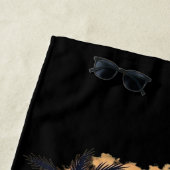 California Sunset Silhouette Beach Towel ビーチタオル (インサイチュ)