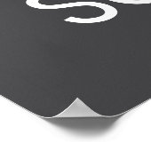 California Supergirl Sunset Graphic ポスター (角)