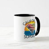 California Supergirl Sunset Graphic マグカップ (正面右)