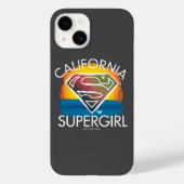 California Supergirl Sunset Graphic Case-Mate iPhoneケース (裏面)