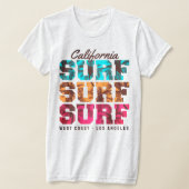 California Surf Vibes T-Shirt – West Coast Tシャツ (レイダウン)