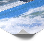 California Surfers Collage Poster ポスター (角)