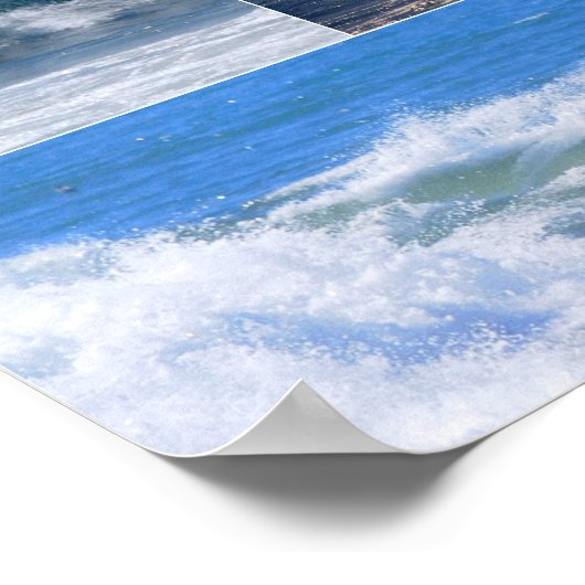 California Surfers Collage Poster ポスター (角)