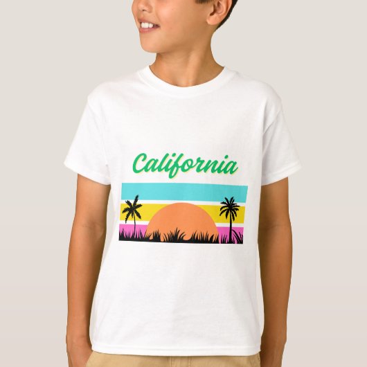 California t-shirt for kids tシャツ (正面)