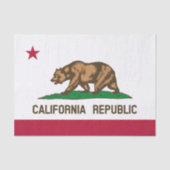 California tissue paper, Californian Flag 薄葉紙 (正面)