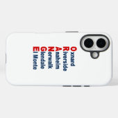 CALIFORNIA TOURISM アップルiPhone 16 タフケース Case-Mate iPhoneケース (裏面 (横))