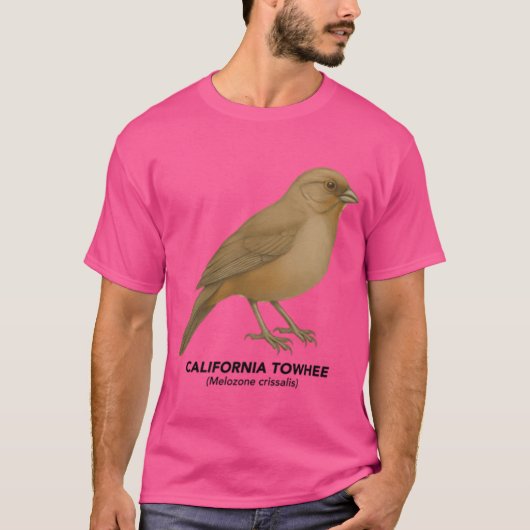 California Towhee Limited California Birds Collect Tシャツ (正面)