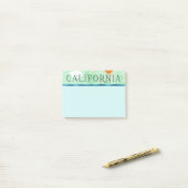 California Travel Poster Post-it Notes ポストイット (デスク上)