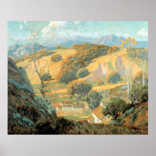 California Valley Farm、by Maurice Braun ポスター
